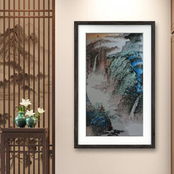 六尺国画_紫气东来